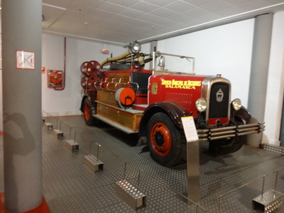 antique fire engine