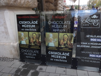 chocolate sign