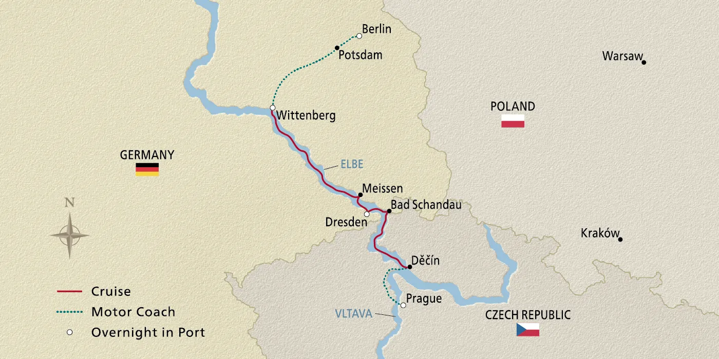 Elbe map